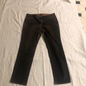 Destressed Brown Jeans